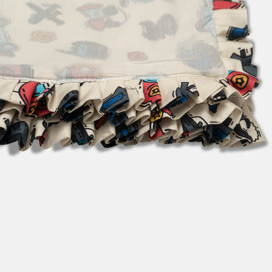 TinyTracks Train & Tools Baby Blanket