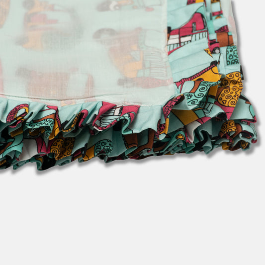 AutoCuddle Rickshaw Adventure Baby Blanket