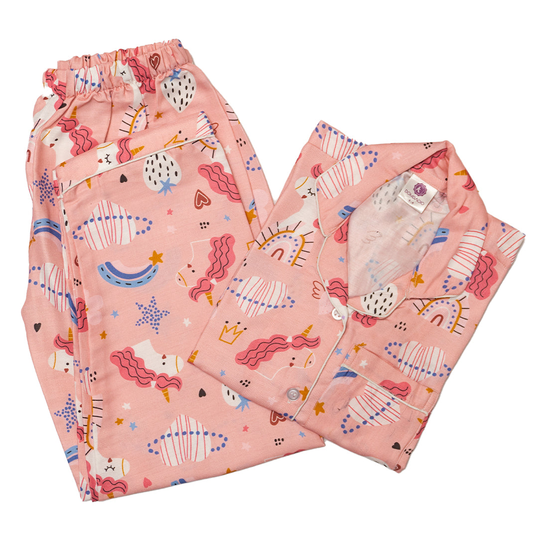 Pastel Paradise Night Suit