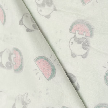 SnuggleBerry  Panda & Watermelon Baby Blanket