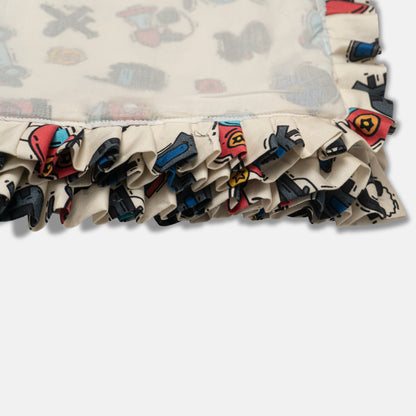 TinyTracks  Train & Tools Baby Blanket