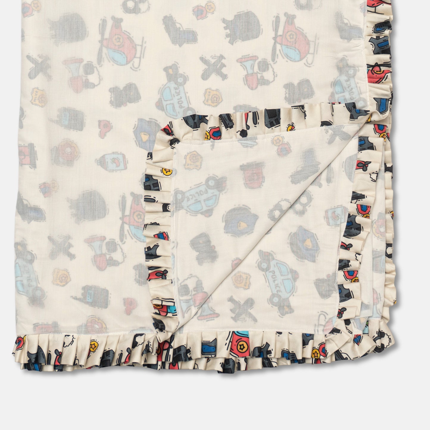 TinyTracks  Train & Tools Baby Blanket