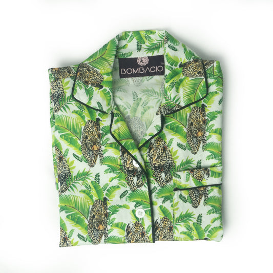 Leafy Leopard Pj Set