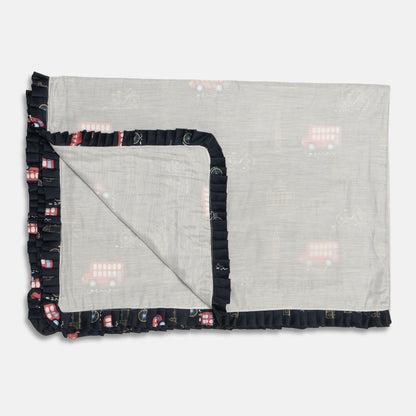 BusBuddies  Double-Decker Baby Blanket
