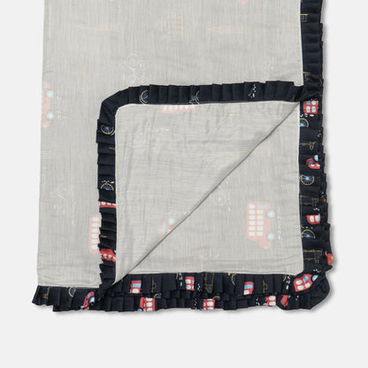 BusBuddies  Double-Decker Baby Blanket