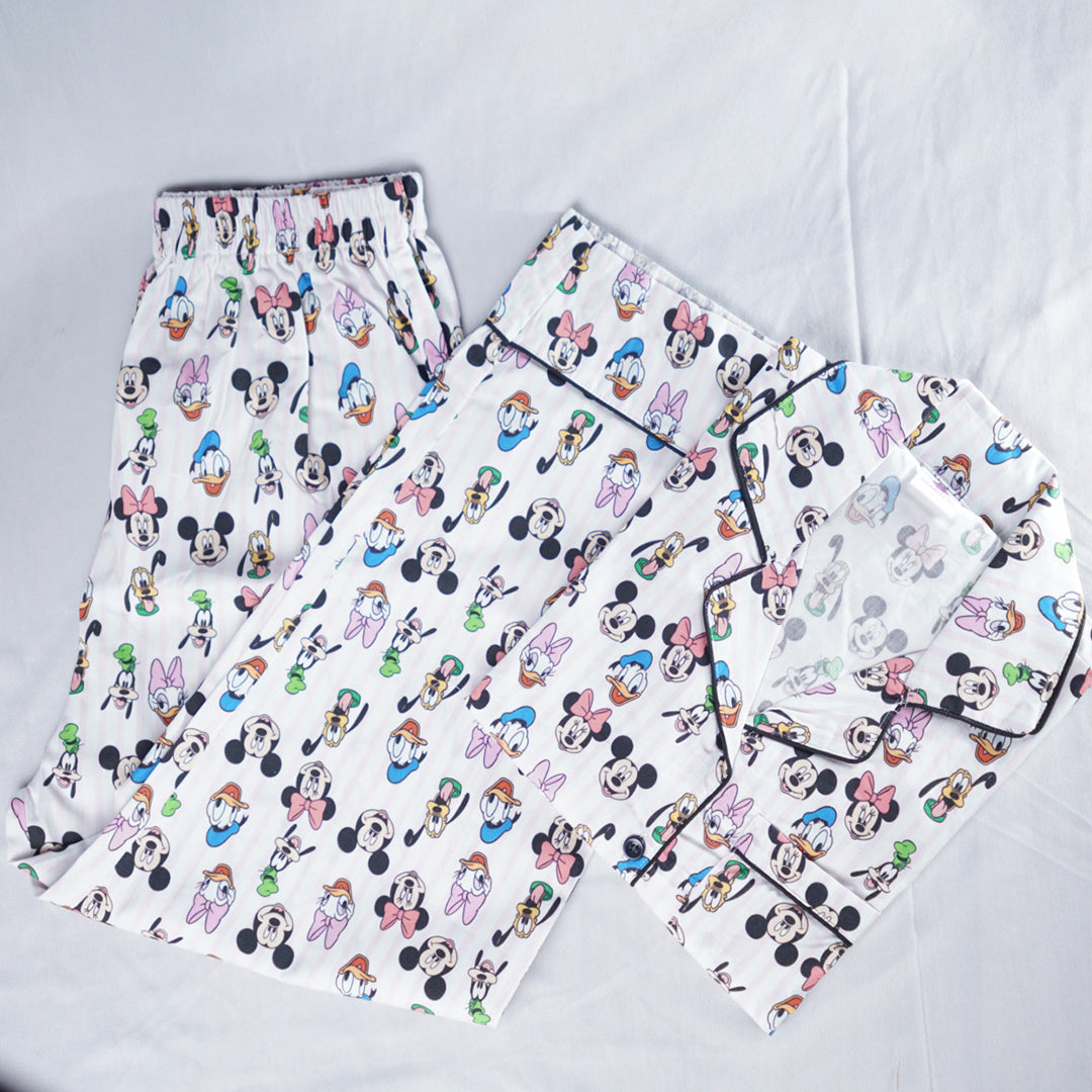 Mickey PINK STRIPE  prints