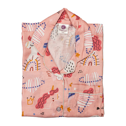 Pastel Paradise Night Suit